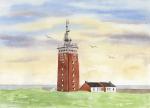 Postkarte DIN-A6 Leuchtturm Helgoland7